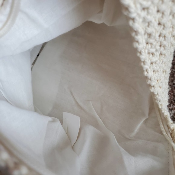 VTG Early Y2k Rope Crochet Crossbody Bag by No Boundaries - Picture 4 of 4